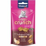 VITAKRAFT Snack Gatto Crispy Crunch Tacchino e Chia 60gr