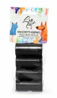 LEOPET Sacchetti Igienici Neri 4pz