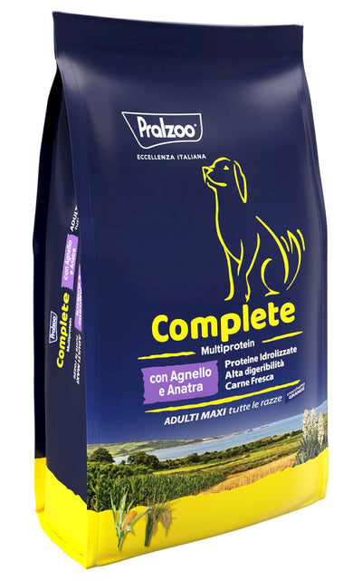 PRALZOO Cane Complete Adulti Maxi con Agnello e Anatra 10Kg