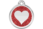 REDDINGO Medaglietta Personalizzata Glitter