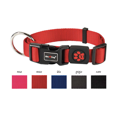 GIMDOG Collare Nylon Harlem Colorati