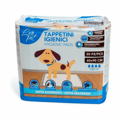 LEOPET Tappetini Igienici 60x90 50 Pezzi