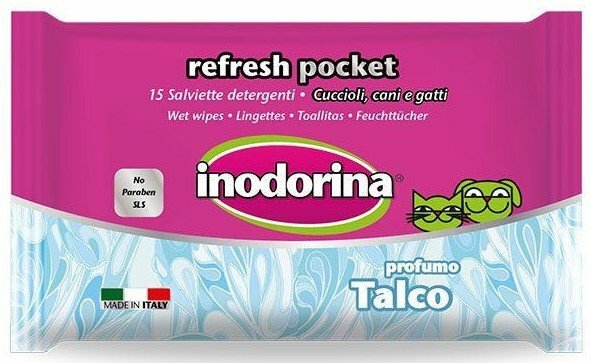 INODORINA Salviette Pocket Talco 15pz