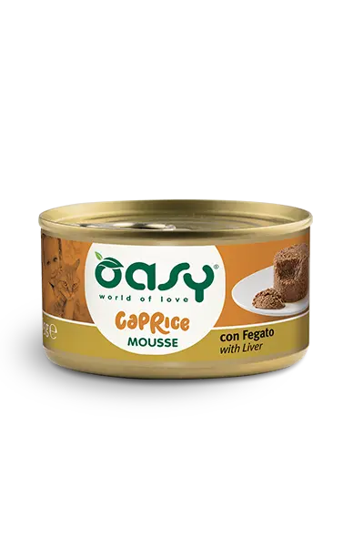 OASY Cat Caprice Mousse per Gatti Fegato 85gr