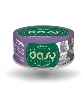 OASY Cat Natural Tonno con Calamari More Love in Lattina 24x70gr