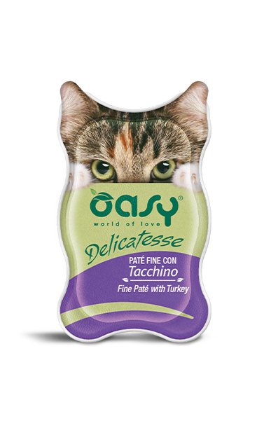 OASY Cat Delicatesse Patè con Tacchino 18x85gr