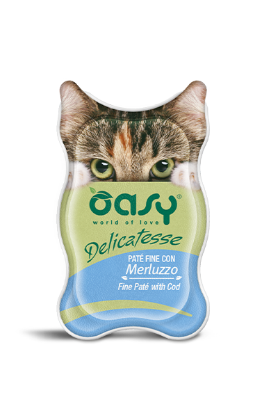 OASY Cat Delicatesse Patè con Merluzzo 18x85gr
