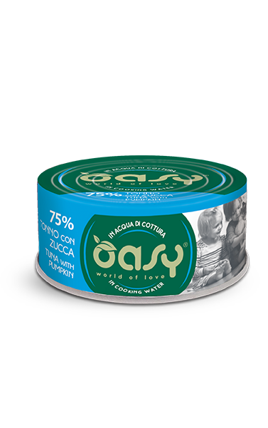 OASY Cat Natural Tonno con Zucca More Love in Lattina 24x70gr