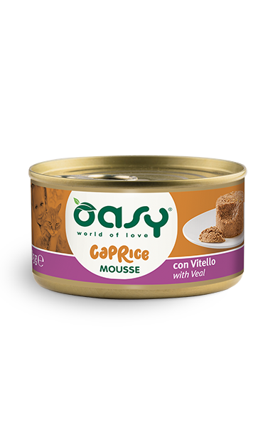 OASY Cat Caprice Mousse per Gatti Vitello 85gr
