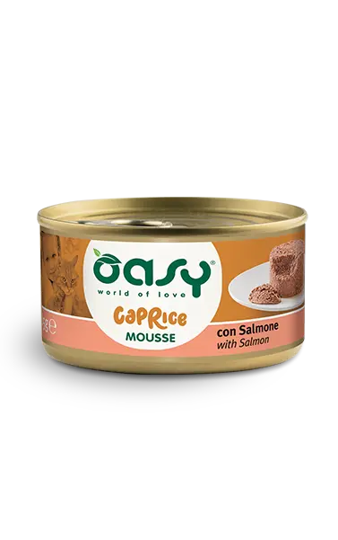 OASY Cat Caprice Mousse per Gatti Salmone 85gr