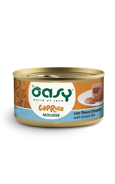 OASY Cat Caprice Mousse per Gatti Pesce Oceanico 85gr