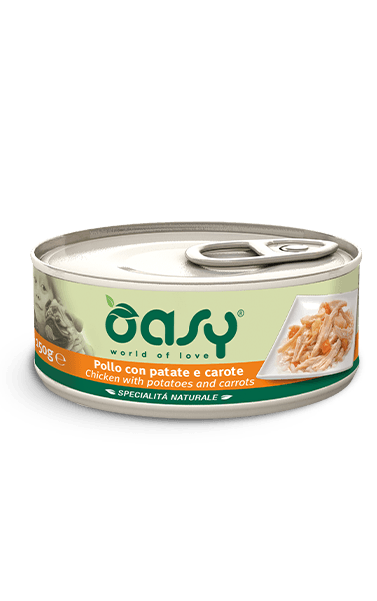 OASY Cane Pollo con Patate e carote al Naturale 24x150gr