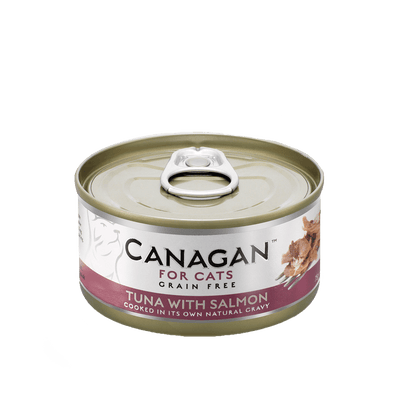 CANAGAN Gatto Tonno con Salmone Natural 75gr