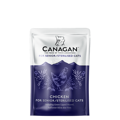 CANAGAN Gatto Pollo per Anziani/Sterilizzati 85gr