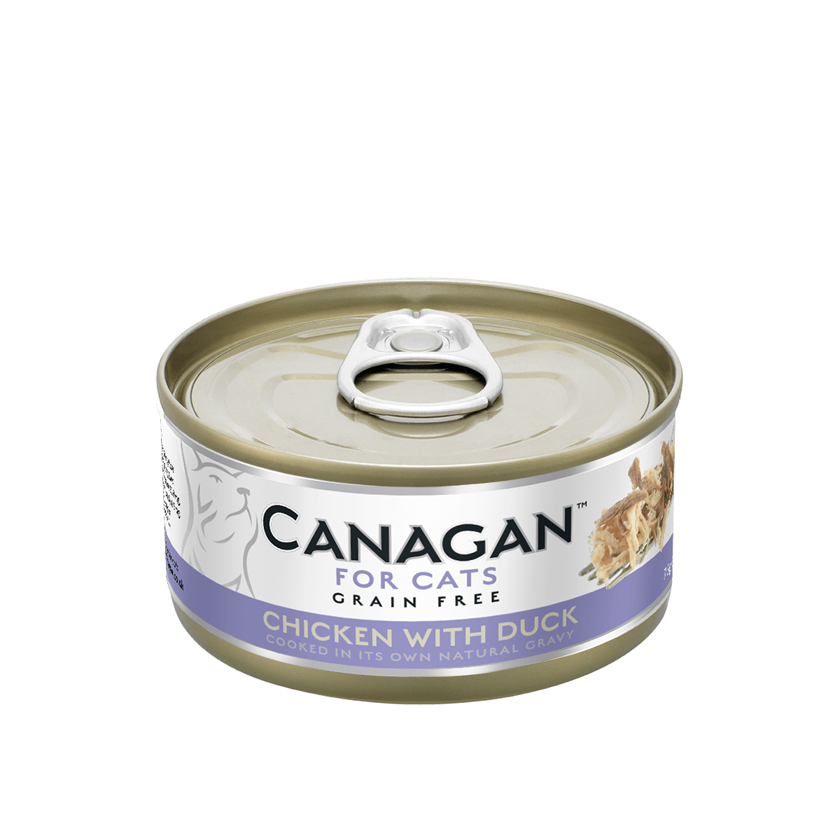 CANAGAN Gatto Pollo con Anatra Natural Grain Free  75gr