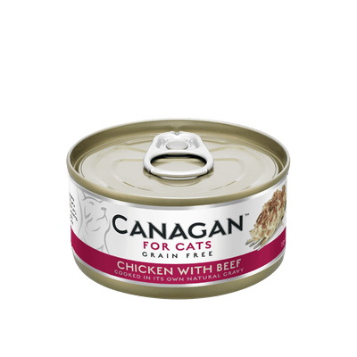 CANAGAN Gatto Pollo con Manzo Natural Grain Free 75gr