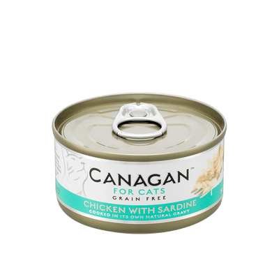 CANAGAN Gatto Pollo con Sardine Natural Grain Free 75gr
