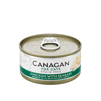 CANAGAN Gatto Pollo con Spigola Natural Grain Free 75gr