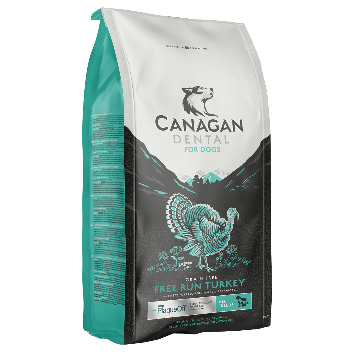 CANAGAN Cane Dental Tacchino Grain Free tutte le fasi di vita