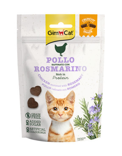 GIMCAT Snack Crunchy con Pollo e Rosmarino 50Gr