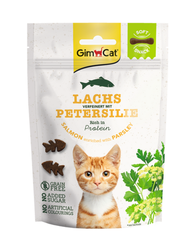 GIMCAT Snack Soft con Salmone e Prezzemolo 60Gr