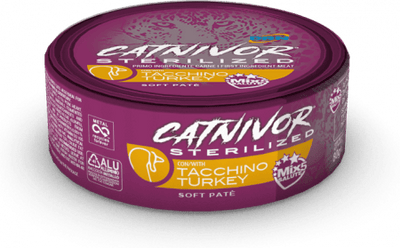 DRN Gatto Catnivor Sterilised Tacchino 24x80gr