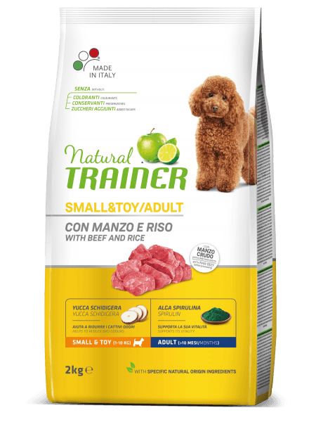 TRAINER Small&Toy Adult Manzo e Riso 2Kg