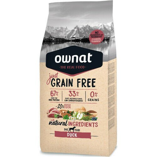 OWNAT Just Dog Grain Free Anatra 14Kg