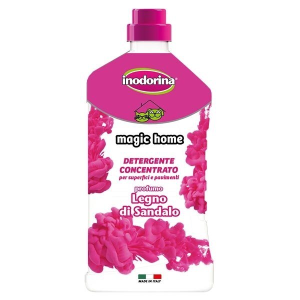 INODORINA Magic Home Detergente Pavimento al Legno di Sandalo 1L