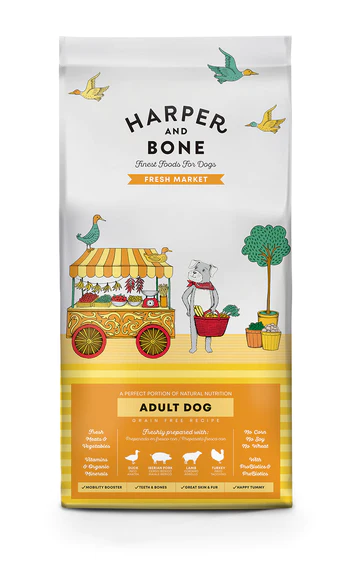 HARPER&BONE Dog Medium Adult Fresh Market Grain Free 2Kg