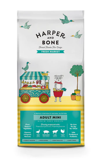 HARPER&BONE Dog Mini Adult Fresh Market Grain Free 2Kg