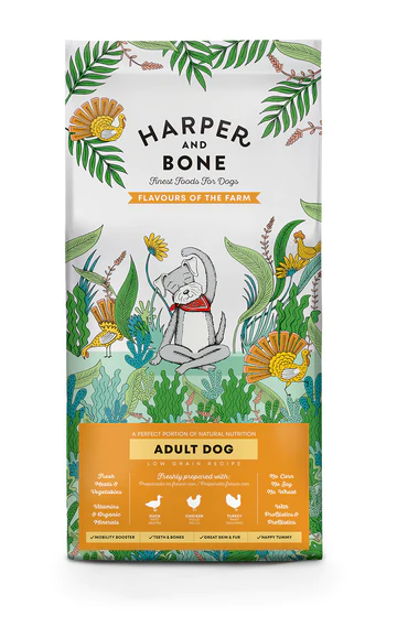 HARPER&BONE Dog Medium Adult Flavours Farm 2Kg