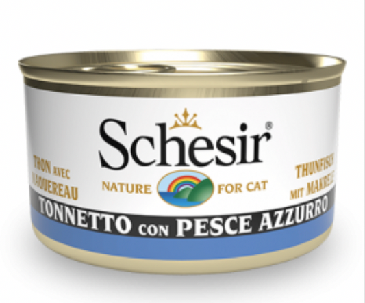 SCHESIR Cat Tonnetto con Pesce Azzurro in Jelly 85gr