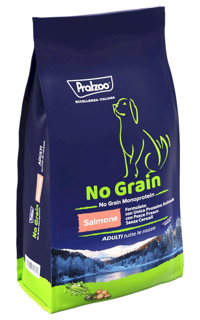 PRALZOO Cane No Grain Adulti Salmone 2Kg
