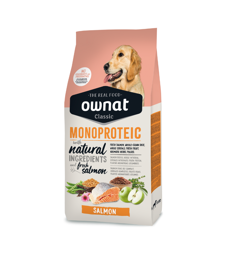 OWNAT Dog Classic Monoproteico Salmone 4Kg