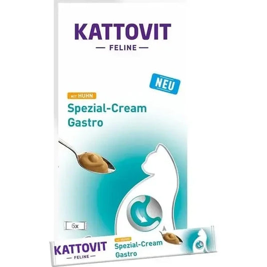 KATTOVIT Snack Cream Gastrointestinal 6x15gr