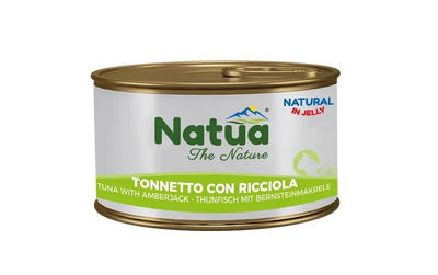 NATUA Cat Jelly Natural Tonno con Ricciola 85Gr