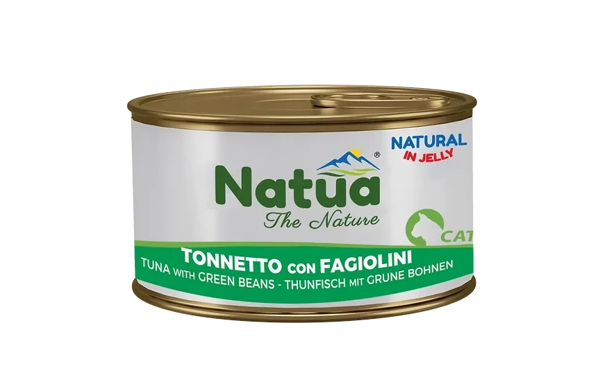 NATUA Cat Jelly Natural Tonno con Fagiolini 85Gr