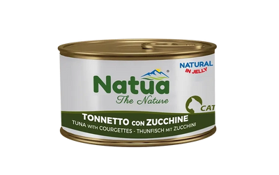 NATUA Cat Jelly Natural Tonno con Zucchine 85Gr