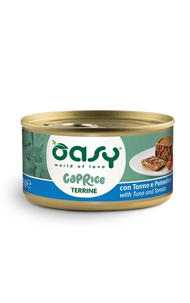 OASY Cat Caprice Terrine con Tonno e Pomodoro 85gr