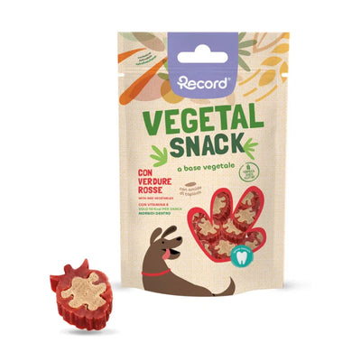 RECORD Cane Snack Vegetal con Verdure Rosse 75Gr
