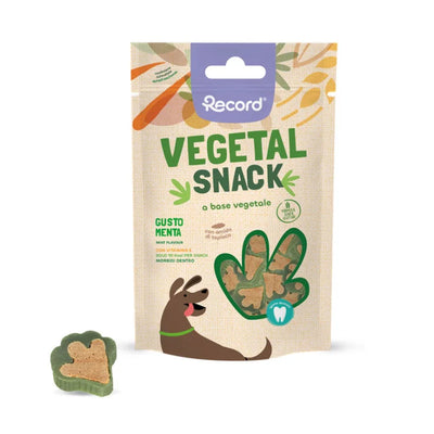 RECORD Cane Snack Vegetal con Menta 75Gr