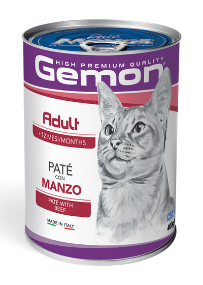 GEMON Cat Patè con Manzo 400gr