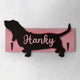 Basset Hound - Porta guinzaglio e/o chiavi personalizzato con il nome del tuo cane