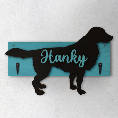 Bracco Tedesco a Pelo Lungo - Porta guinzaglio e/o chiavi personalizzato con il nome del tuo cane