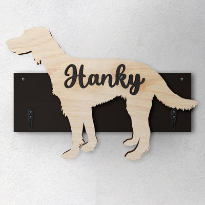 Setter Inglese - Porta guinzaglio e/o chiavi personalizzato con il nome del tuo cane