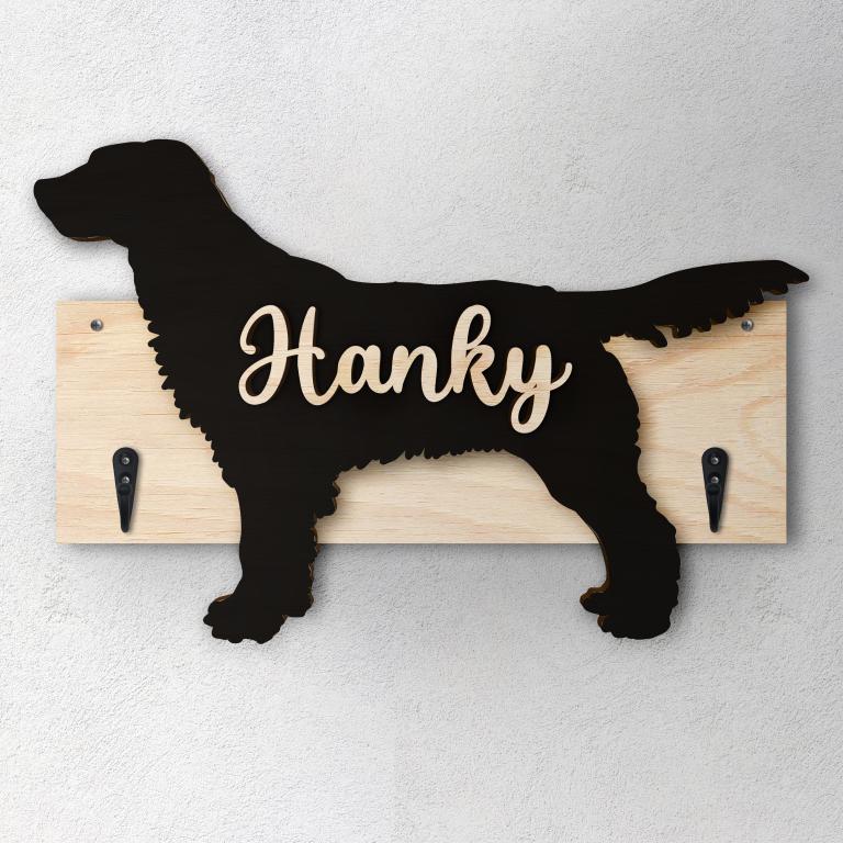 Springer Spaniel Inglese - Porta guinzaglio e/o chiavi personalizzato con il nome del tuo cane