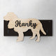 Field Spaniel - Porta guinzaglio e/o chiavi personalizzato con il nome del tuo cane