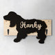 Spaniel Russo - Porta guinzaglio e/o chiavi personalizzato con il nome del tuo cane