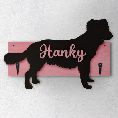 Nova Scotia Duck Tolling Retriever - Porta guinzaglio e/o chiavi personalizzato con il nome del tuo cane